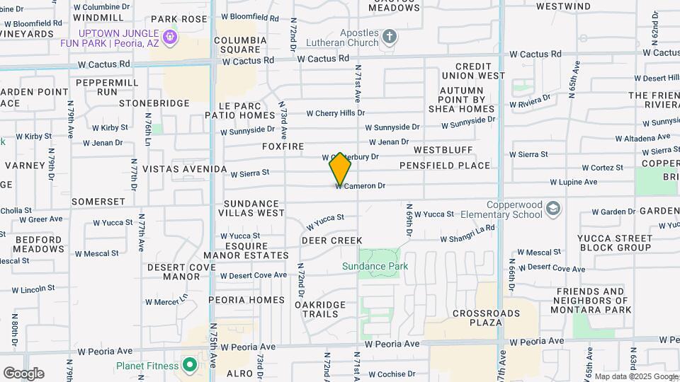 7119 W Cameron Dr Map and Location Details