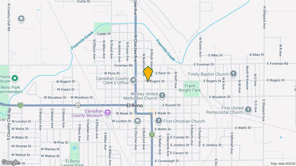 114 E Rogers St Map and Location Details