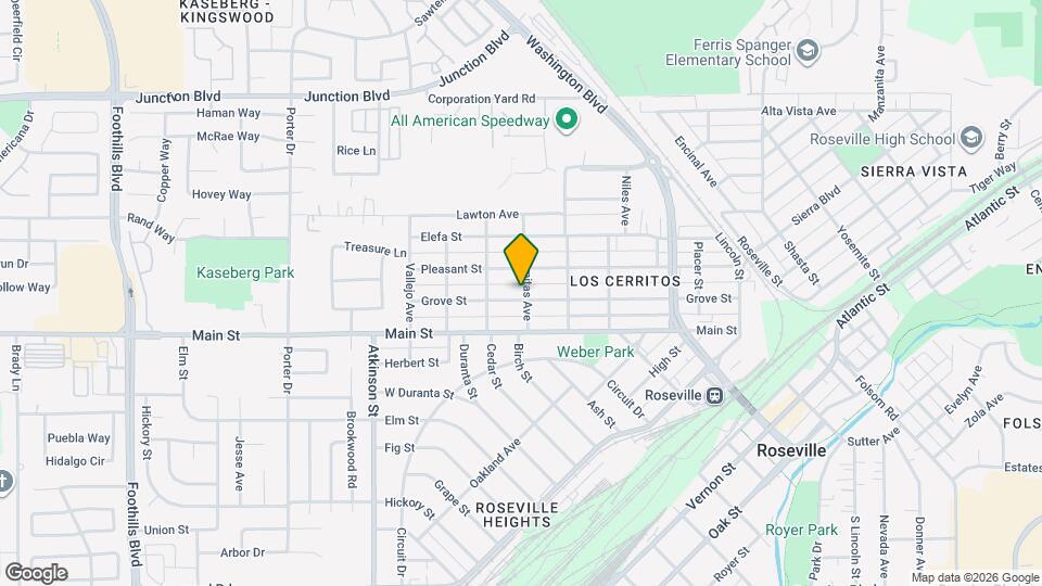 600 Grove St Map and Location Details