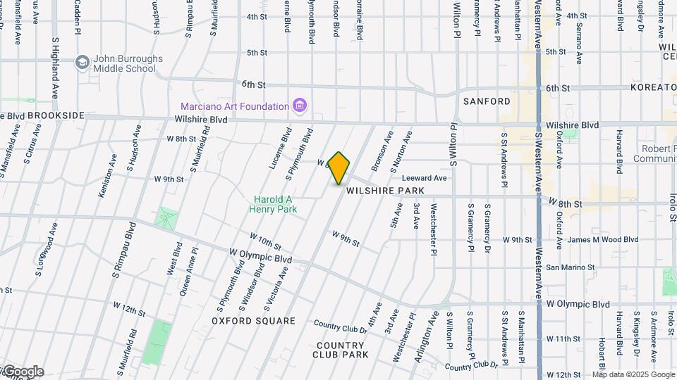 829-831 3/4 Crenshaw Bl. Mapa y Detalles de la Ubicación