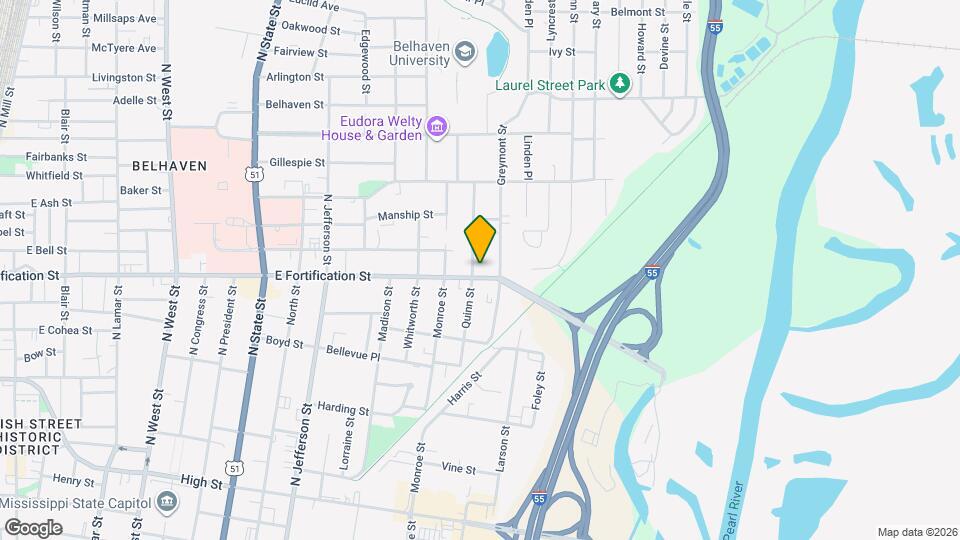 1110 Quinn St Map and Location Details