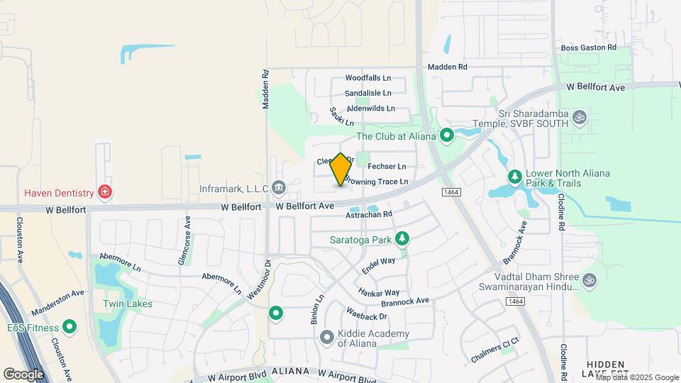 17603 Yorkhill Ct Map and Location Details