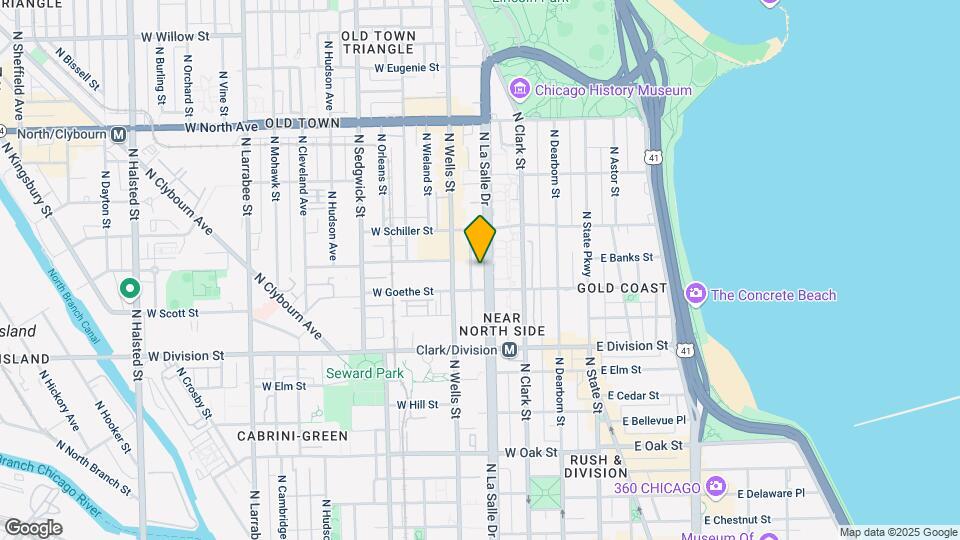 1320 N LaSalle Blvd Map and Location Details