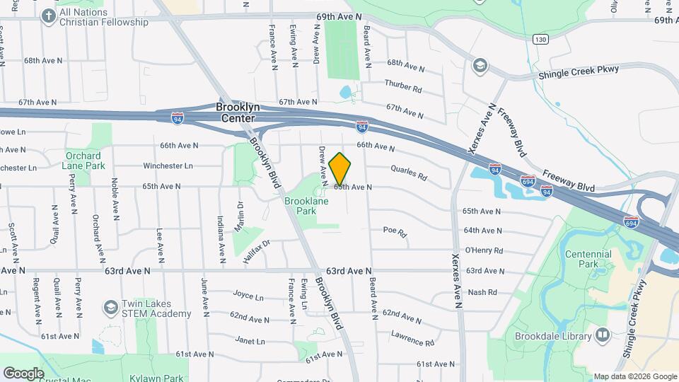 3417 65th Ave N Map and Location Details