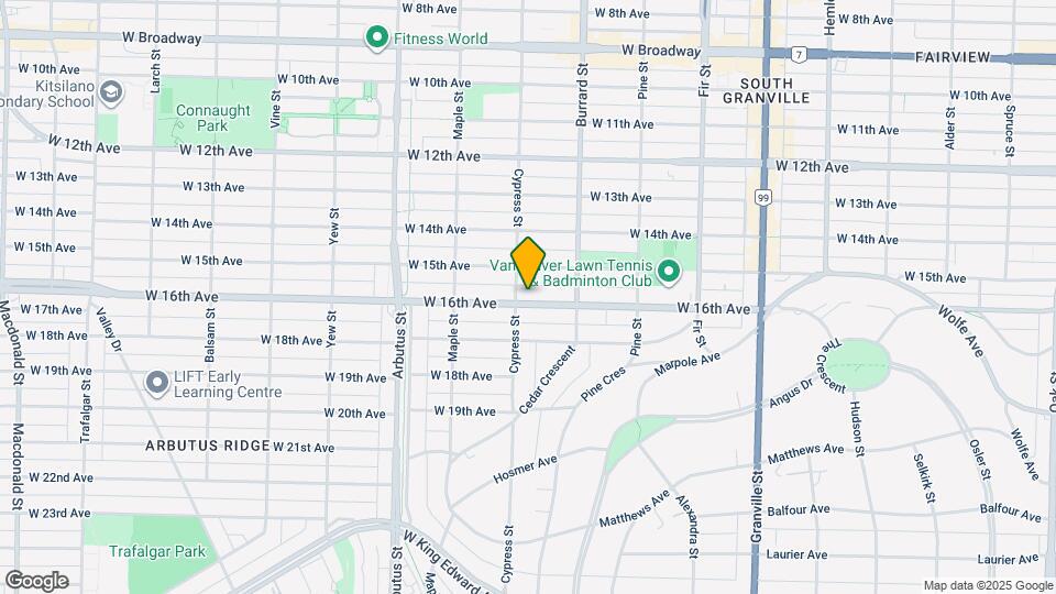1885 16th Av W Map and Location Details