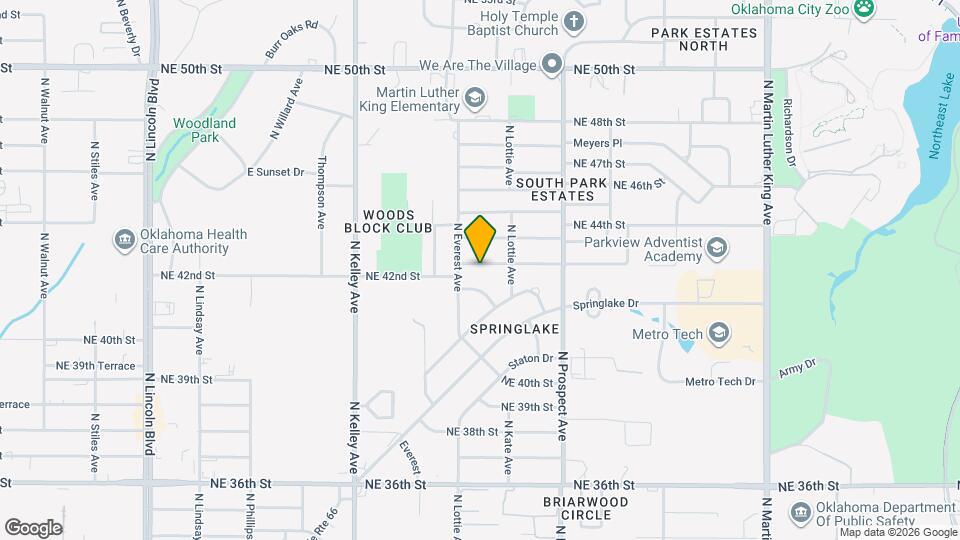 1216 NE 42nd St Map and Location Details