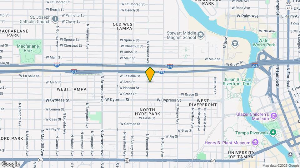 1722 W Arch St Map and Location Details