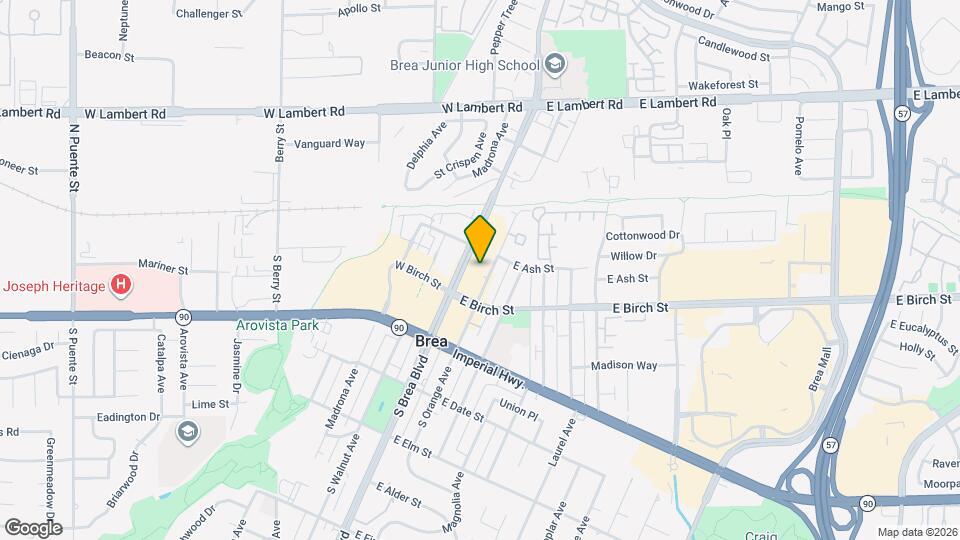 161 S Orange Ave Map and Location Details