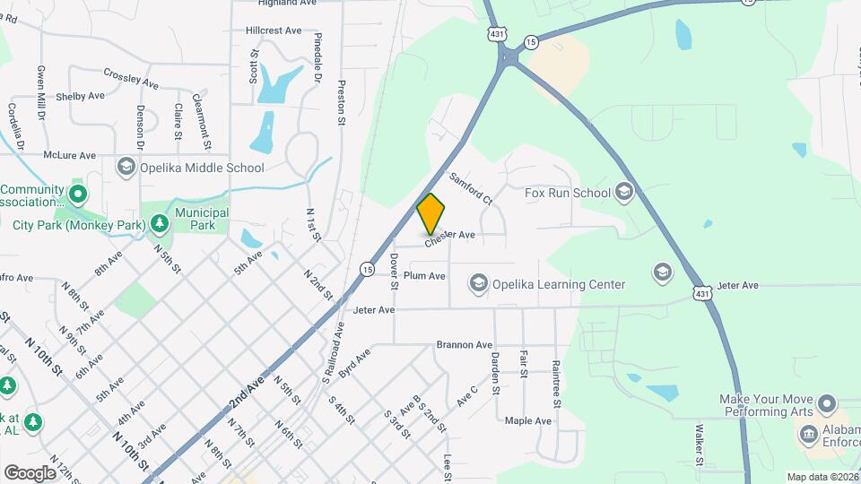 116 Chester Ave Map and Location Details