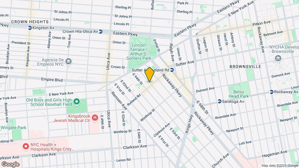 1033 Rutland Rd Map and Location Details