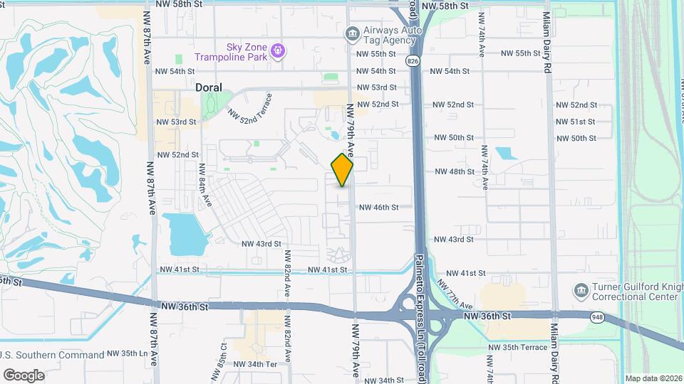 4544 NW 79th Ave Map and Location Details