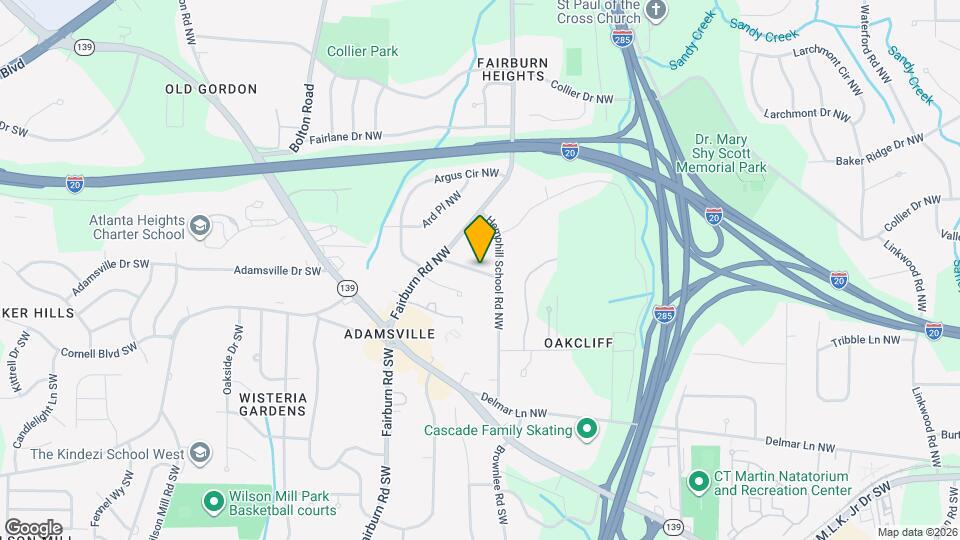 3479 Thompson Dr NW Map and Location Details