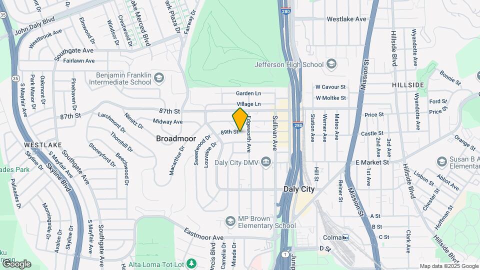 421 89th St Map and Location Details