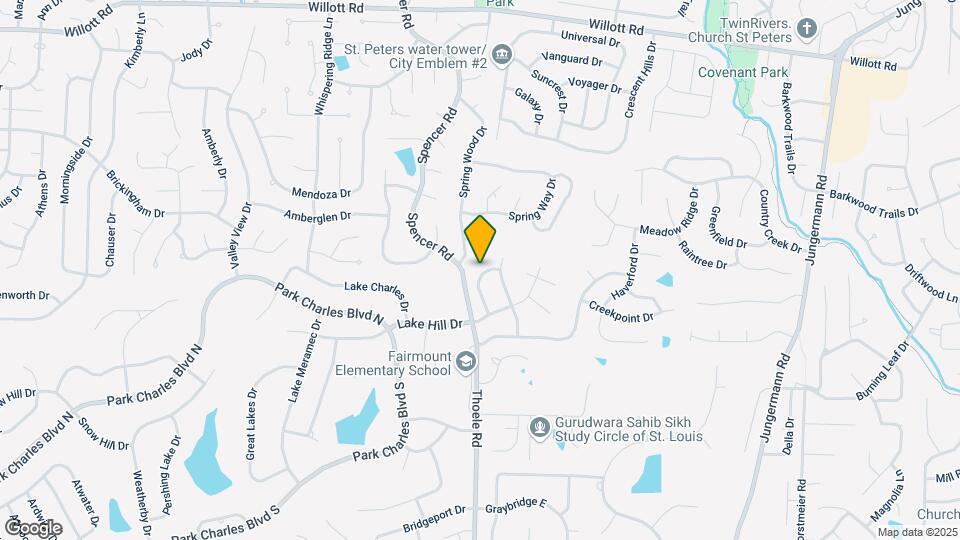 114 Meadowgate Ct Map and Location Details