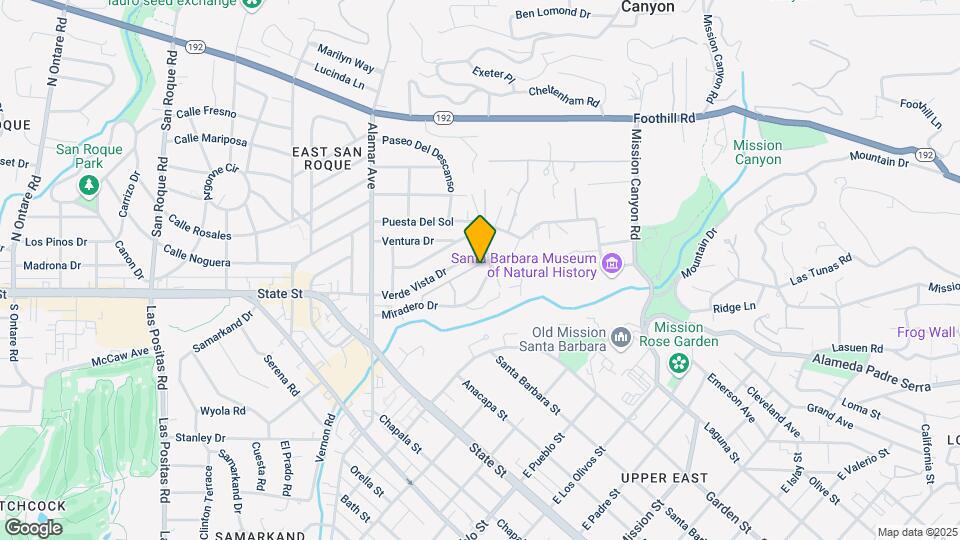 2720 Miradero Dr Map and Location Details