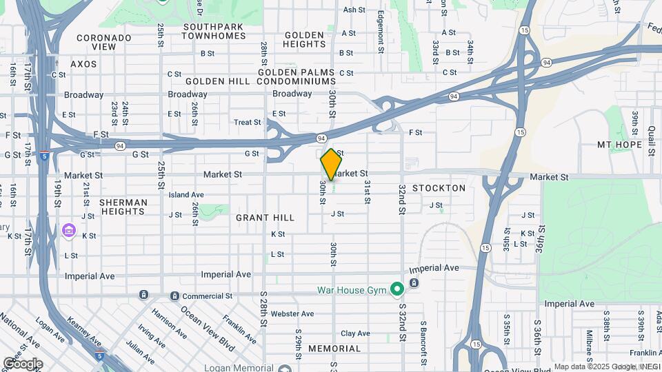 3014 Island Ave Map and Location Details