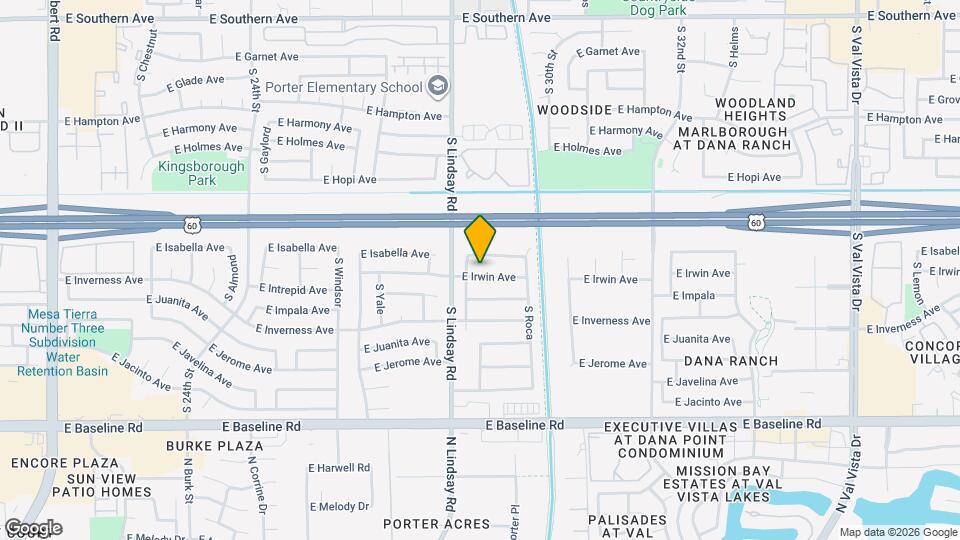 2836 E Irwin Ave Mapa y Detalles de la Ubicación