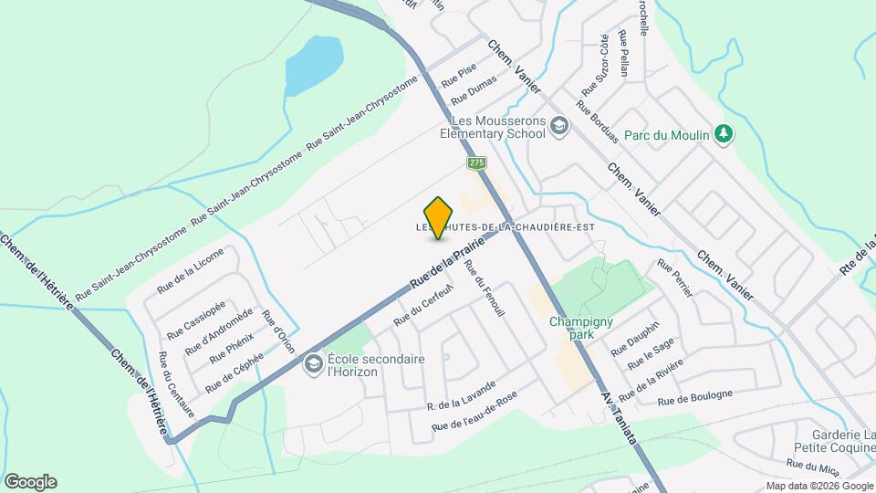 1033 De La Prairie Rue Map and Location Details