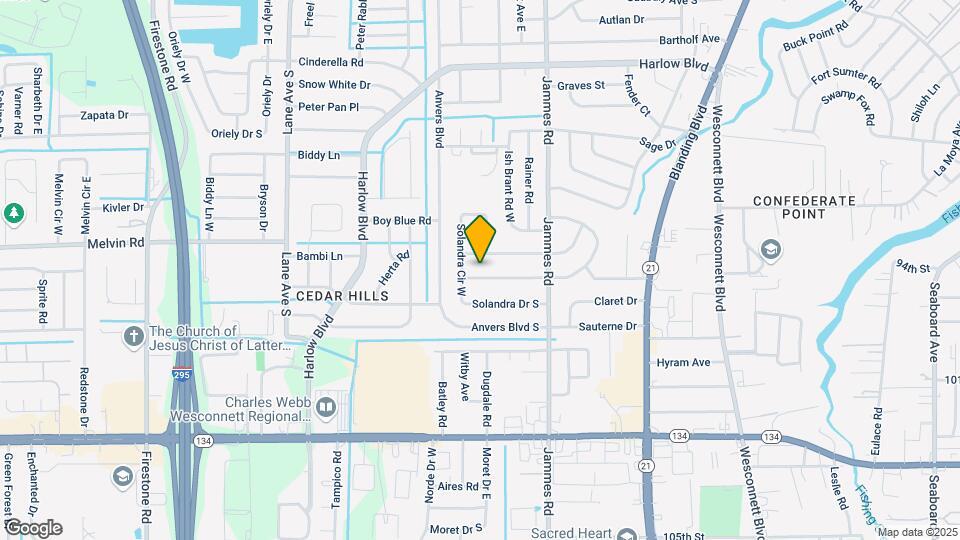 6533 Burgundy Rd S Map and Location Details