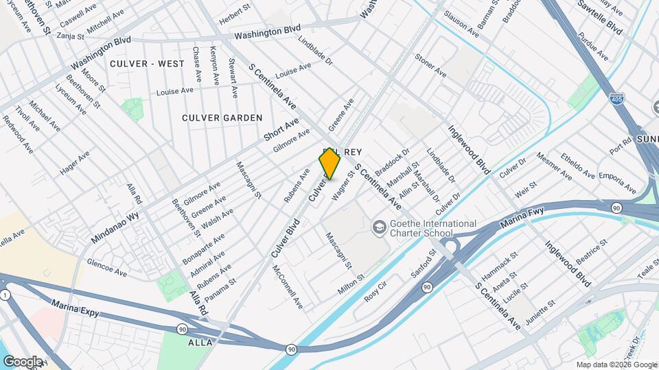 12460 Culver Blvd Mapa y Detalles de la Ubicación