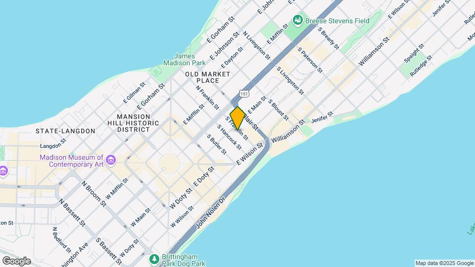 114 S Franklin St Mapa y Detalles de la Ubicación