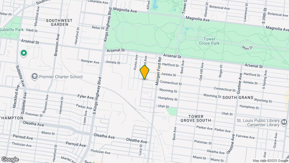 4344 Connecticut St Map and Location Details