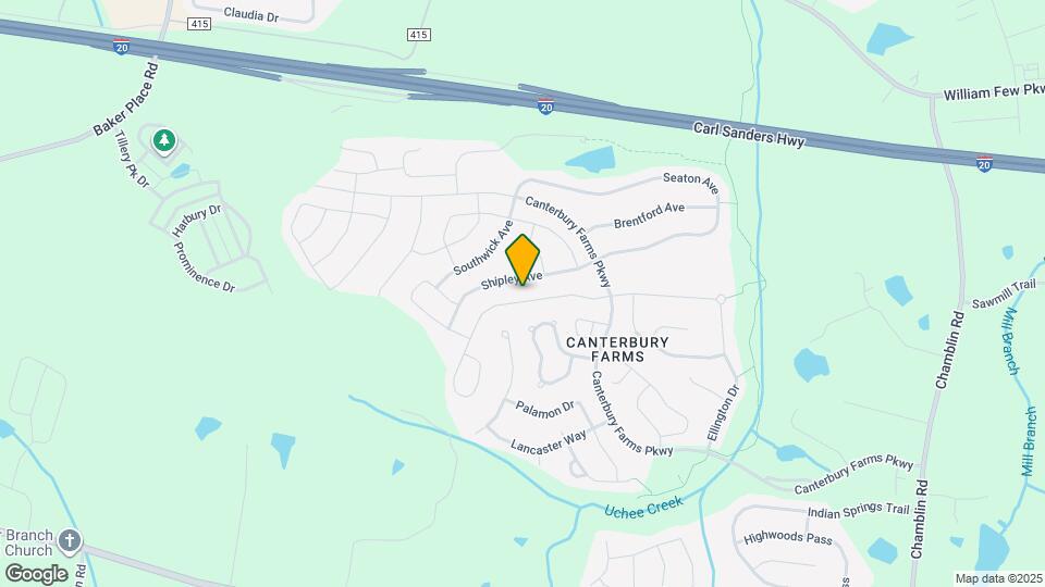 835 Williford Run Dr Map and Location Details