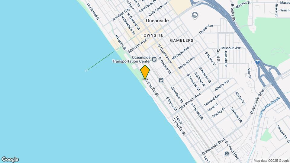 215 S Pacific St Mapa y Detalles de la Ubicación