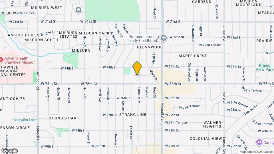 7434 Santa Fe Dr Map and Location Details