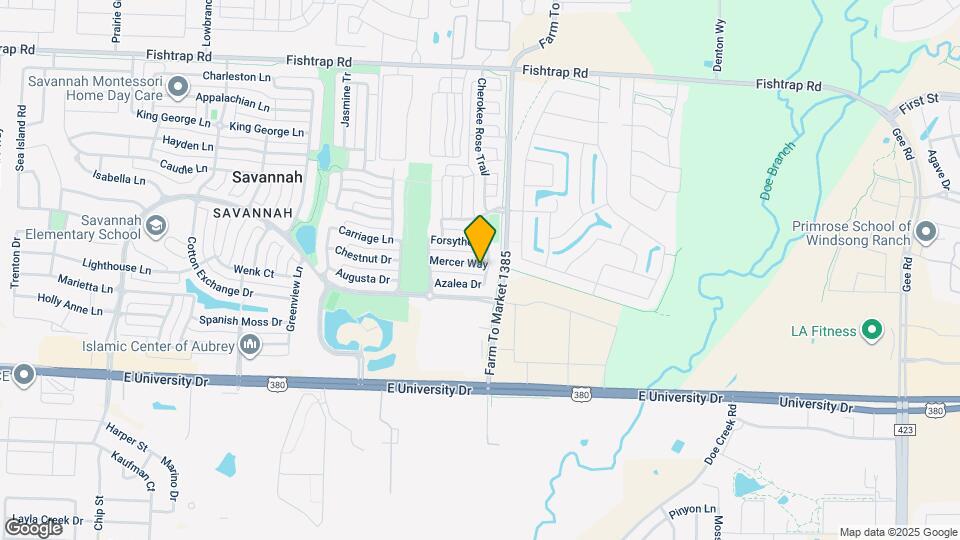 1828 Mercer Way Map and Location Details