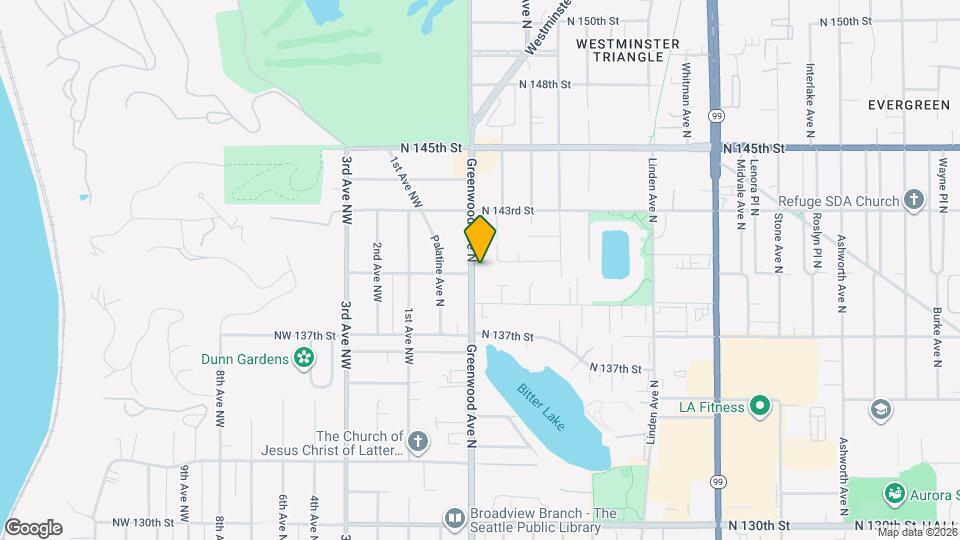 14000 Greenwood Ave N Map and Location Details