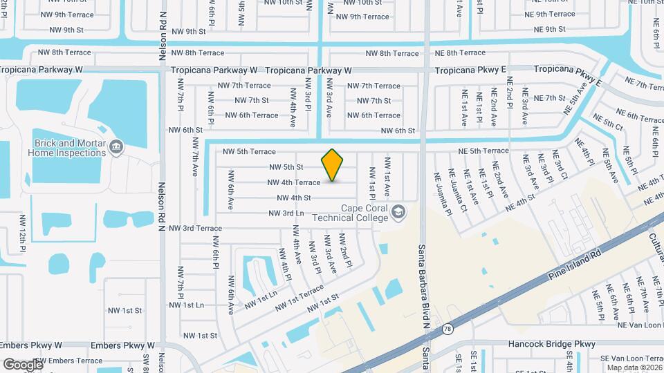 222 NW 4th Terrace Map and Location Details