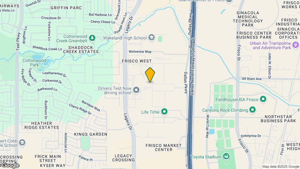 10221 Whistle Stop Ln Map and Location Details