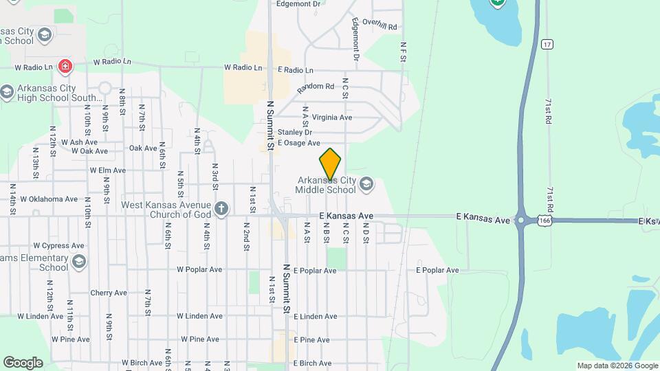 1444 N B St Mapa y Detalles de la Ubicación