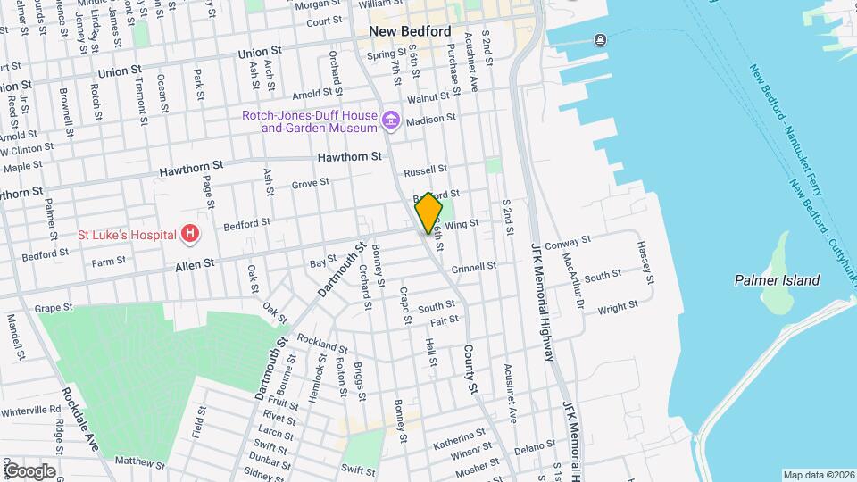 308 County St, Unit 3 Mapa y Detalles de la Ubicación