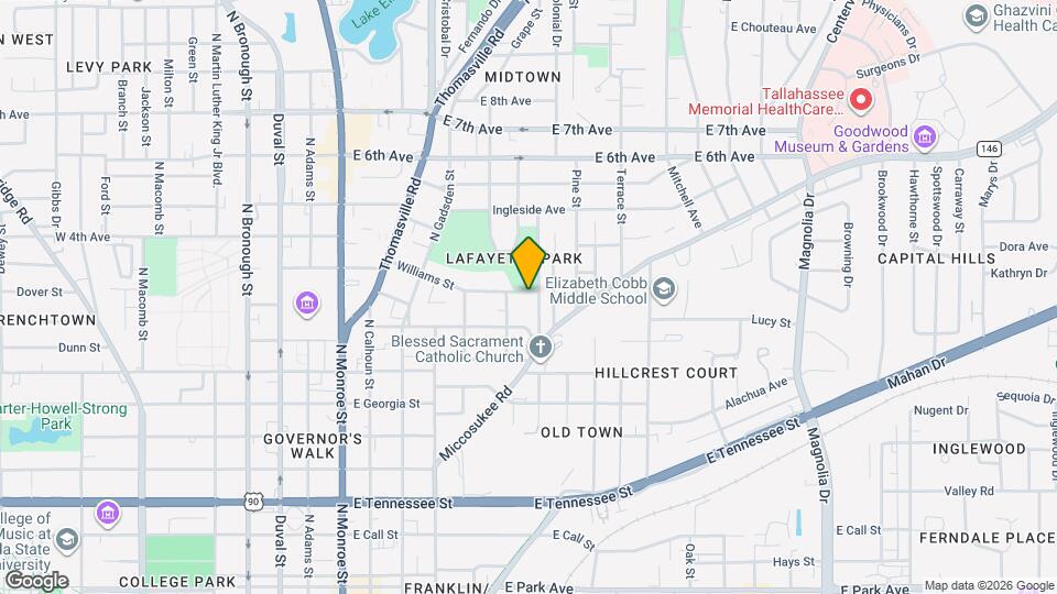 619 Williams St Map and Location Details