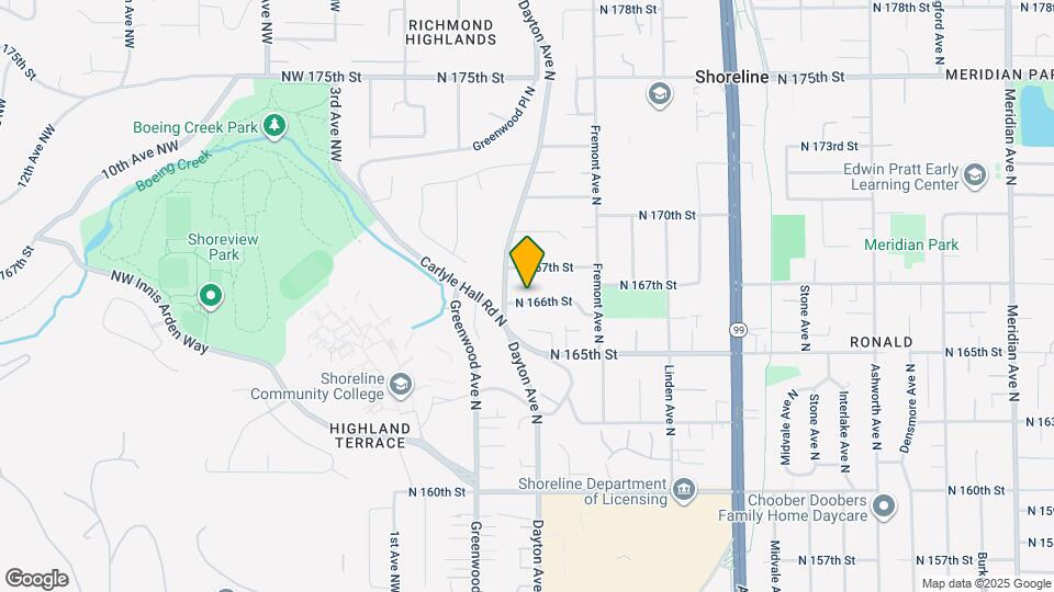 518 N 166th St Map and Location Details