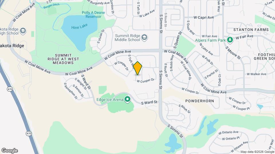 6572 S Taft Way Map and Location Details