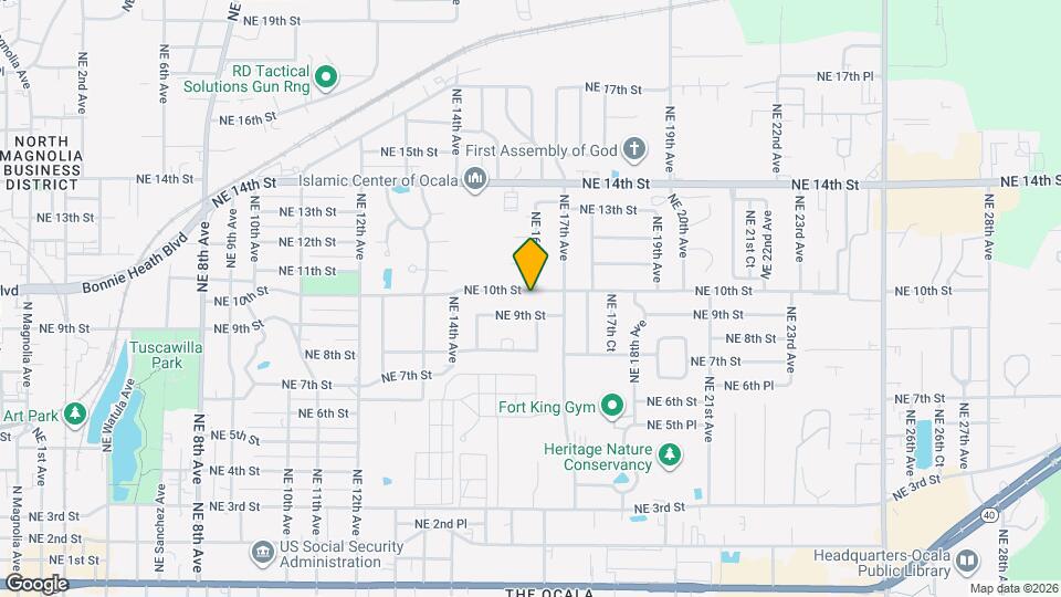 1568 NE 10th St Map and Location Details