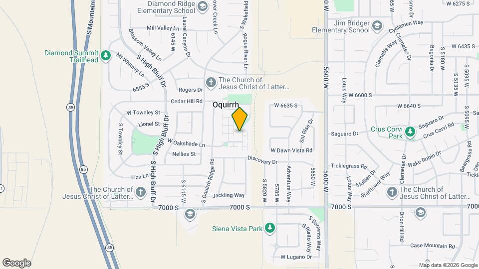 6740 S Empress Ln Map and Location Details