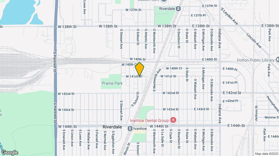 14128 S School St Mapa y Detalles de la Ubicación