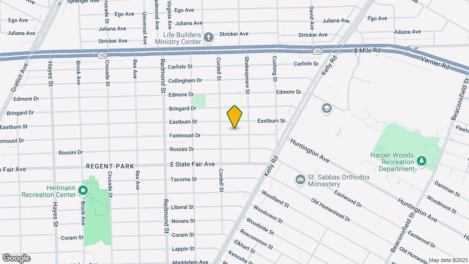 16453 Fairmount Dr Map and Location Details