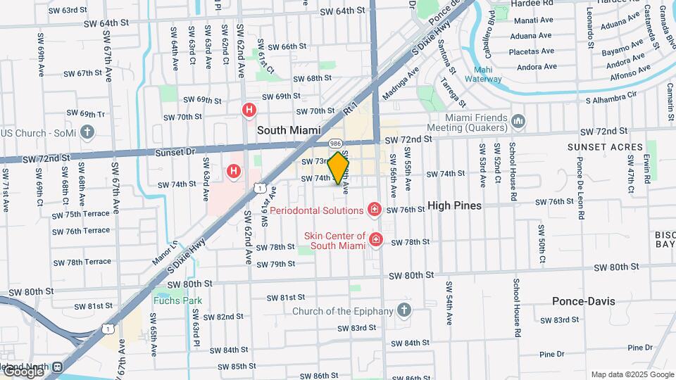 5838 SW 74th Terrace Map and Location Details