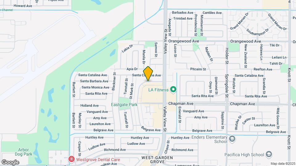 5852 Santa Barbara Ave, Unit D Map and Location Details