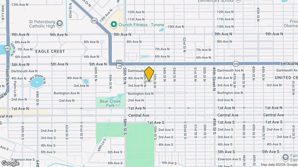 5545 3rd Ave N Map and Location Details