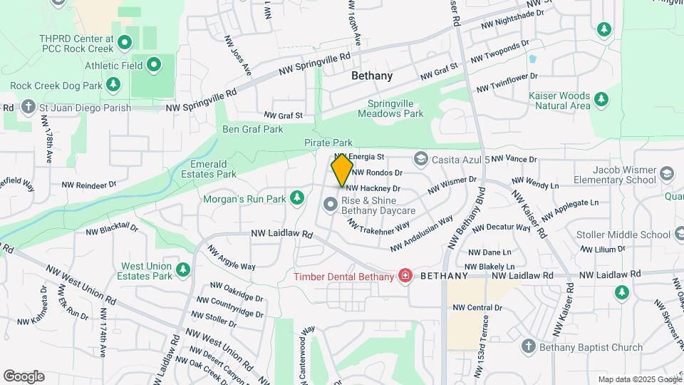 15982 NW Hackney Dr Map and Location Details