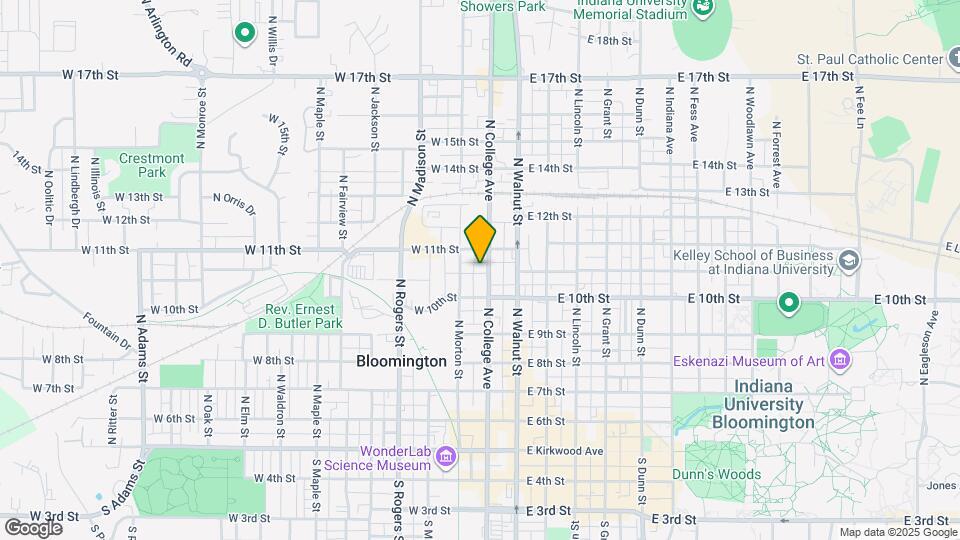 629 N College Ave Map and Location Details