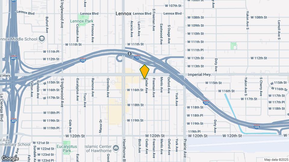 11431 Cedar Ave Mapa y Detalles de la Ubicación