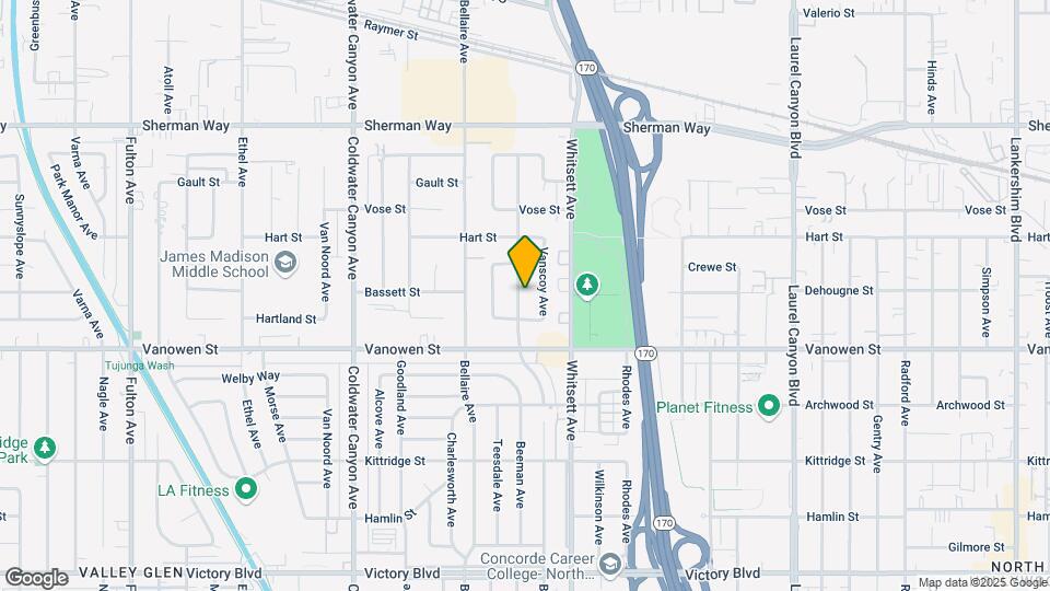 6866 Babcock Ave Mapa y Detalles de la Ubicación