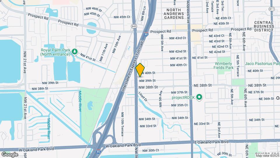 841 NW 39th St Map and Location Details